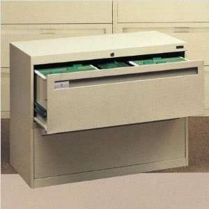  Lateral File With 2 Drawers and Fixed Drawer Fronts Color 