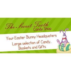  3x6 Vinyl Banner   Sweet Tooth Candy Shop 
