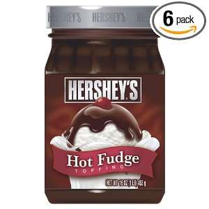 Hersheys Topping, Hot Fudge, 16 Ounce: Grocery & Gourmet Food