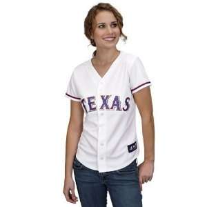  Texas Rangers Womens Replica Home Jersey   Custom Player 