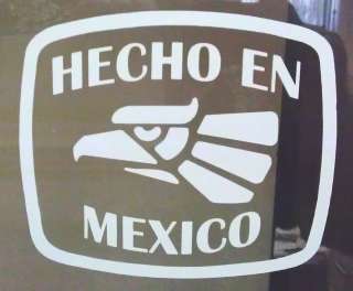   Made in Mexico ) Eagle Decal all weather Color & Size Options  