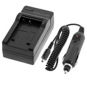 Digital Camera Battery Charger with Car Adapter for Panasonic Lumix 