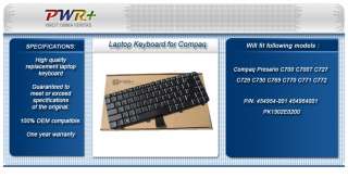 NEW LAPTOP KEYBOARD FOR COMPAQ PRESARIO C700 C700T C727  