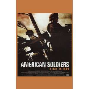  American Soldiers Poster 27x40 Curtis Morgan Michael 