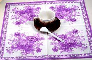 20 paper napkin Serviettes party favor lilac flowers 2 ply 33cm*33cm 