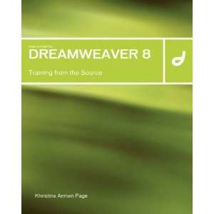    Macromedia Dreamweaver 8 Training from the Source  Author  Books