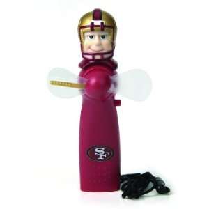 : NFL San Francisco 49ers Magical LED Light Up Fan and Display Stand 