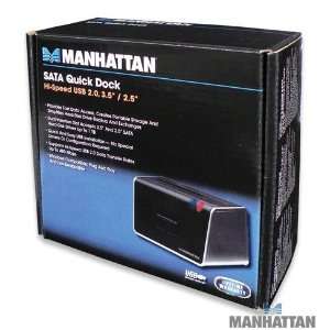  Manhattan USB 2.0 SATA Hard Drive Quick Dock with Dual 