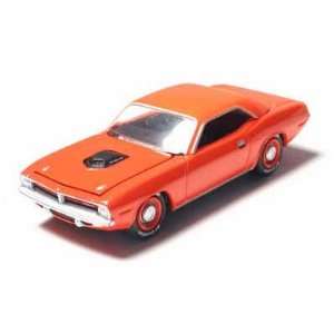  1970 Plymouth Hemi Cuda 2 Door Hard Top 1/64 Orange: Toys 