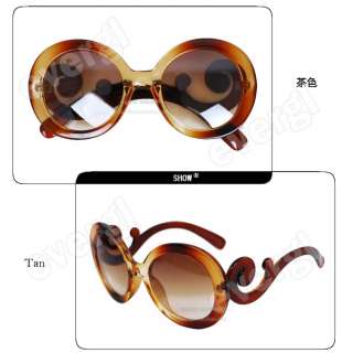   inspired Women Butterfly Clouds Arms Semi Transparent Round Sunglasses