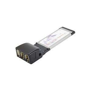 ExpressCard 34 to USB 2.0 and FireWire 400 Combo Host Adapter 1+2 