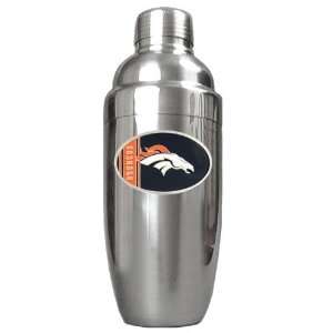  Denver Broncos NFL Stainless Steel Cocktail Shaker: Sports 
