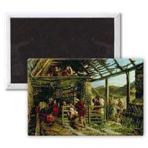  The Nativity by William Bell Scott   3x2 inch Fridge 