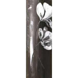  Fleurs Blanches Et Ecritures   Poster by Paccard (13.75X37 