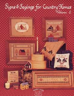 Signs & Sayings for Country Homes Cross Stitch Pattern  