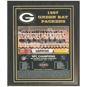  Green Bay Packers 1997 NFC Champions Healy Plaque Sports 
