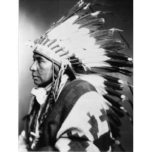  photo Sego  Shoshone Indian, half length portrait, facing left Sego 