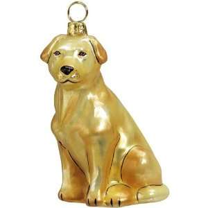  Joy to the World Dog Ornament   Yellow Lab: Home & Kitchen