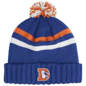  Denver Broncos Retro Cuffed Knit Hat: Sports & Outdoors