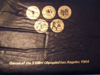   Games Commerative Set of 24 Transit Tokens 1984 Los Angeles  