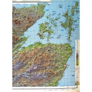  Map Scotland Orkney Shetland Northern Ireland 1963