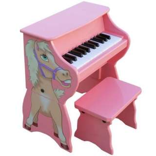 Schoenhut 25 Key Piano Pal Horse Pink (9258H) NEW  