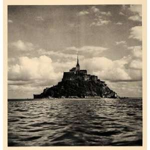  1943 Mont Saint Michel Normandy France Island Lord Ring 