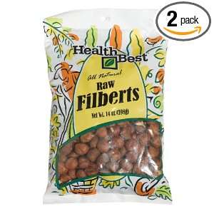 Health Best Filberts Raw Whole, 14 Ounce Units (Pack of 2)  