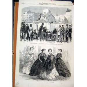  1867 Paris Fashion July Women Dresses Nelson Column: Home 
