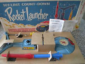Vintage 1971 Nylint Count Down Rocket Launcher in Box with 
