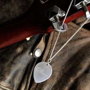  Personalized Guitar Pick Necklace   Musical Gift Musical 