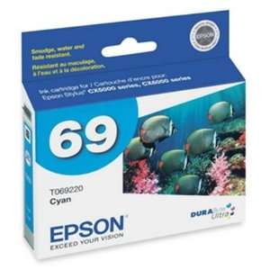    Epson Cyan Ink Cartridge Stylus CX5000 and CX6000 Electronics