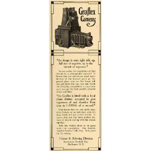  1910 Ad Graflex Cameras Fomer Schwing Kodak Rochester 