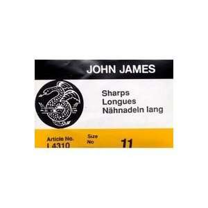  John James Sharps Uncarded Needles Size 11 25ct (10 Pack 