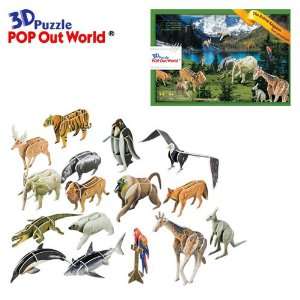  The Animal Kingdom from School Book 3D Puzzle Model 