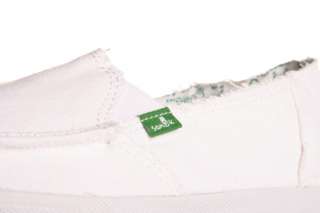Sanuk Womens June Bug Shoes Size 8 White  
