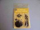 INKADINKADO RUBBER STAMPS CLEAR FALL HARVEST CORN LEAF