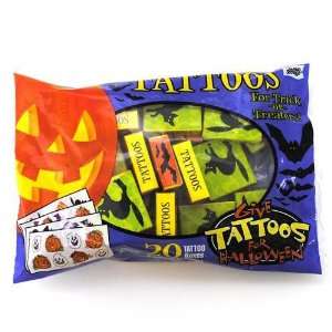  Halloween Icon Tattoo Giveaway Boxes Case Pack 32