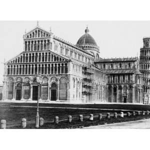  ca 1900 photo Pisa. Tower and leaning tower. Pisa. Il 