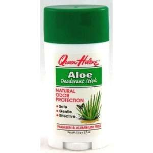 Queen Helene Deodorant Aloe 2.7 oz. Stick (3 Pack) with Free Nail File