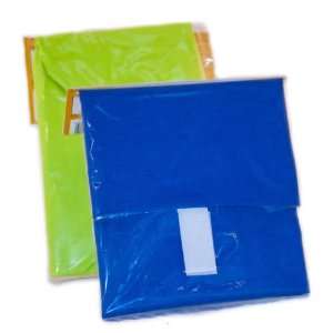 Wrap N Mat, with 1 Pouch Wrap (15 x 16.5) in Lime Green & 1 Sandwich 