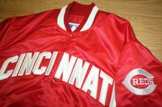   Cincinnati Reds Starter jacket Sabo Larkin MLB baseball Large EUC