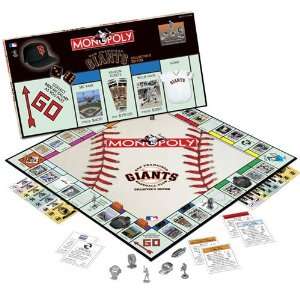  San Francisco Giants MLB Team Collectors Edition Monopoly 
