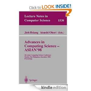 Advances in Computing Science   ASIAN98 4th Asian Computing Science 