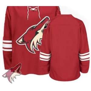  EDGE Phoenix Coyotes Authentic NHL Jerseys Blank Home Red 