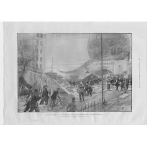  Fatal Accident Paris Exhibition Foot Bridge 1900