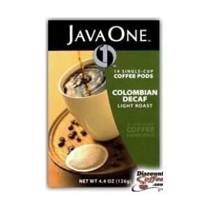 Java One JAVA ONE 30216 Colombian Decaf Coffee Pods 84/CS  
