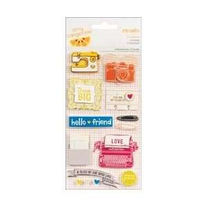  American Crafts Amy Tangerine Remarks Stickers Dimensional 