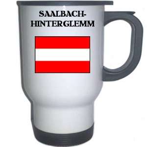 Austria   SAALBACH HINTERGLEMM White Stainless Steel Mug 