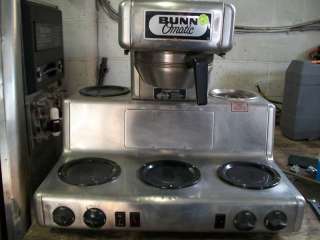 VINTAGE DINER COFFEE BREWER 5 WARMERS Bunn RT 35 Automatic Tested 